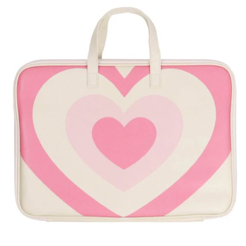 Wildflower Rose latte love laptop bag